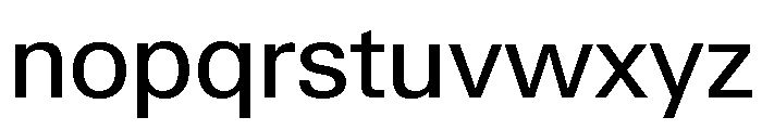 Neue Gstaad Normal Variable Regular Font LOWERCASE