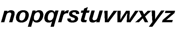 Neue Gstaad Normal Variable Semibold Italic Font LOWERCASE