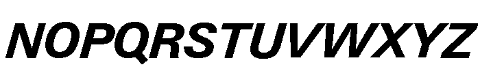 Neue Gstaad Variable Bold Italic Font UPPERCASE