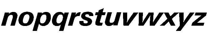 Neue Gstaad Variable Bold Italic Font LOWERCASE
