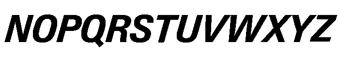 Neue Gstaad Variable Compact Bold Italic Font UPPERCASE