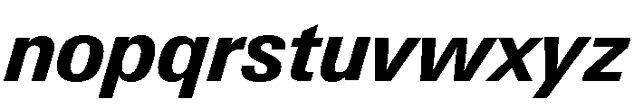 Neue Gstaad Variable Compact Bold Italic Font LOWERCASE