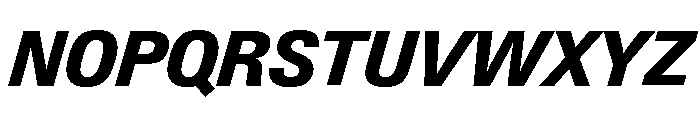 Neue Gstaad Variable Compact Extrabold Italic Font UPPERCASE