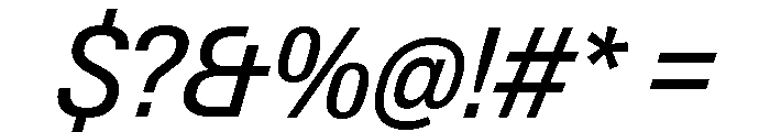 Neue Gstaad Variable Compact Italic Font OTHER CHARS