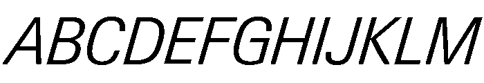 Neue Gstaad Variable Compact Light Italic Font UPPERCASE