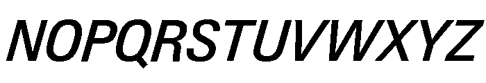 Neue Gstaad Variable Compact Medium Italic Font UPPERCASE