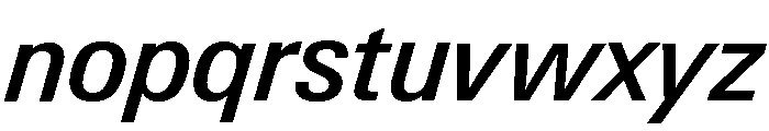 Neue Gstaad Variable Compact Medium Italic Font LOWERCASE