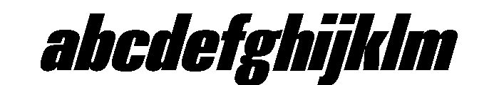 Neue Gstaad Variable Compressed Black Italic FONT