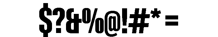 Neue Gstaad Variable Compressed Bold Font OTHER CHARS