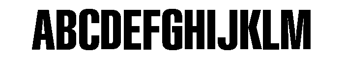 Neue Gstaad Variable Compressed Bold Font UPPERCASE