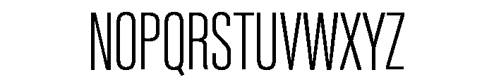 Neue Gstaad Variable Compressed Extralight Font UPPERCASE