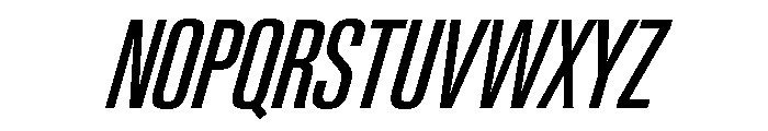 Neue Gstaad Variable Compressed Italic Font UPPERCASE