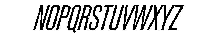 Neue Gstaad Variable Compressed Light Italic Font UPPERCASE