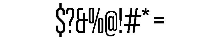 Neue Gstaad Variable Compressed Light Font OTHER CHARS