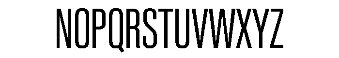 Neue Gstaad Variable Compressed Light Font UPPERCASE