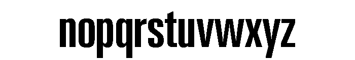 Neue Gstaad Variable Compressed Medium Font LOWERCASE