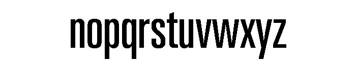Neue Gstaad Variable Compressed Font LOWERCASE