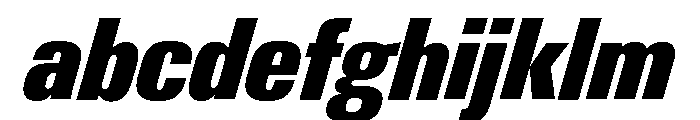 Neue Gstaad Variable Condensed Black Italic FONT