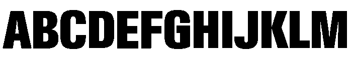 Neue Gstaad Variable Condensed Black Font UPPERCASE