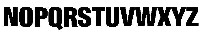 Neue Gstaad Variable Condensed Black Font UPPERCASE