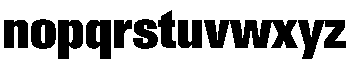 Neue Gstaad Variable Condensed Black Font LOWERCASE