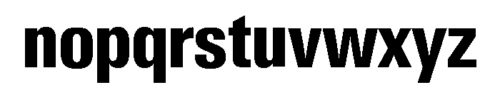 Neue Gstaad Variable Condensed Bold Font LOWERCASE