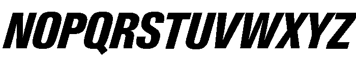 Neue Gstaad Variable Condensed Extrabold Italic Font UPPERCASE