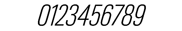 Neue Gstaad Variable Condensed Extralight Italic Font OTHER CHARS