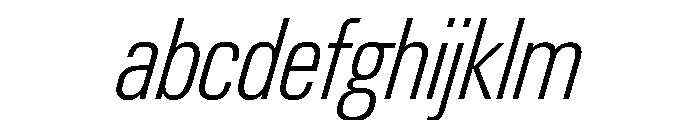 Neue Gstaad Variable Condensed Extralight Italic FONT