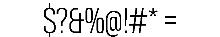 Neue Gstaad Variable Condensed Extralight Font OTHER CHARS