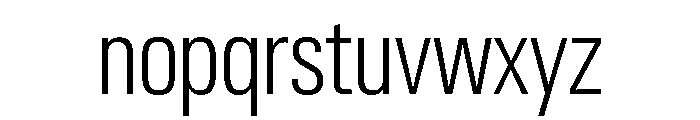 Neue Gstaad Variable Condensed Extralight Font LOWERCASE