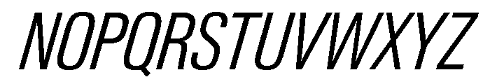 Neue Gstaad Variable Condensed Light Italic Font UPPERCASE