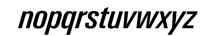 Neue Gstaad Variable Condensed Medium Italic Font LOWERCASE