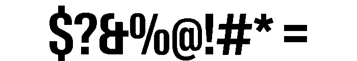 Neue Gstaad Variable Condensed Semibold Font OTHER CHARS