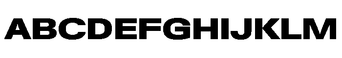 Neue Gstaad Variable Expanded Black Font UPPERCASE