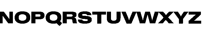 Neue Gstaad Variable Expanded Black Font UPPERCASE