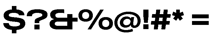 Neue Gstaad Variable Expanded Bold Font OTHER CHARS
