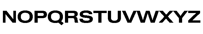 Neue Gstaad Variable Expanded Bold Font UPPERCASE