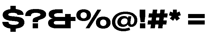 Neue Gstaad Variable Expanded Extrabold Font OTHER CHARS