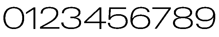 Neue Gstaad Variable Expanded Extralight Font OTHER CHARS