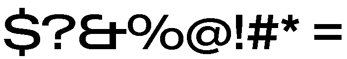 Neue Gstaad Variable Expanded Medium Font OTHER CHARS