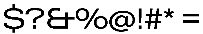 Neue Gstaad Variable Expanded Font OTHER CHARS