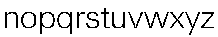 Neue Gstaad Variable Extralight Font LOWERCASE