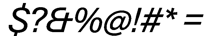 Neue Gstaad Variable Italic Font OTHER CHARS