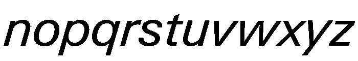 Neue Gstaad Variable Italic Font LOWERCASE