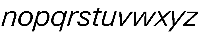 Neue Gstaad Variable Light Italic Font LOWERCASE