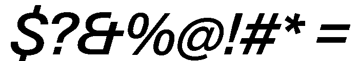 Neue Gstaad Variable Medium Italic Font OTHER CHARS