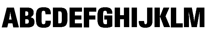 Neue Gstaad Variable Narrow Black Font UPPERCASE