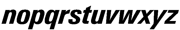 Neue Gstaad Variable Narrow Bold Italic Font LOWERCASE