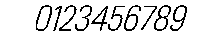 Neue Gstaad Variable Narrow Extralight Italic Font OTHER CHARS